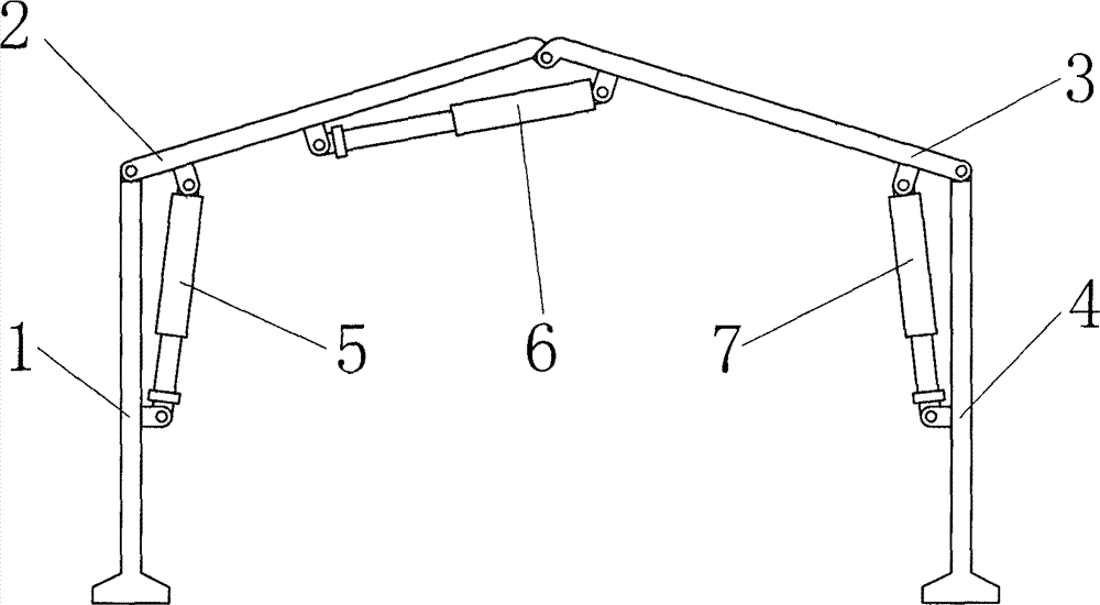 Flexible supporting device for steeply-inclined coal seam
