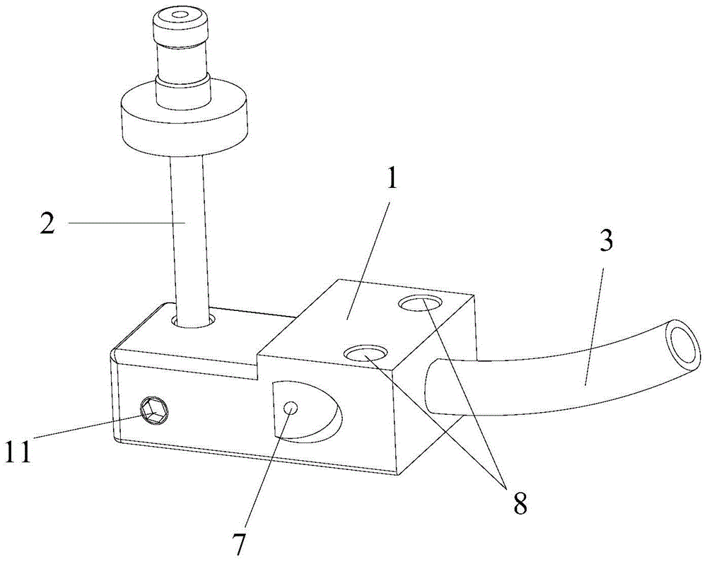 A bead punching seat structure of a bead nailing machine