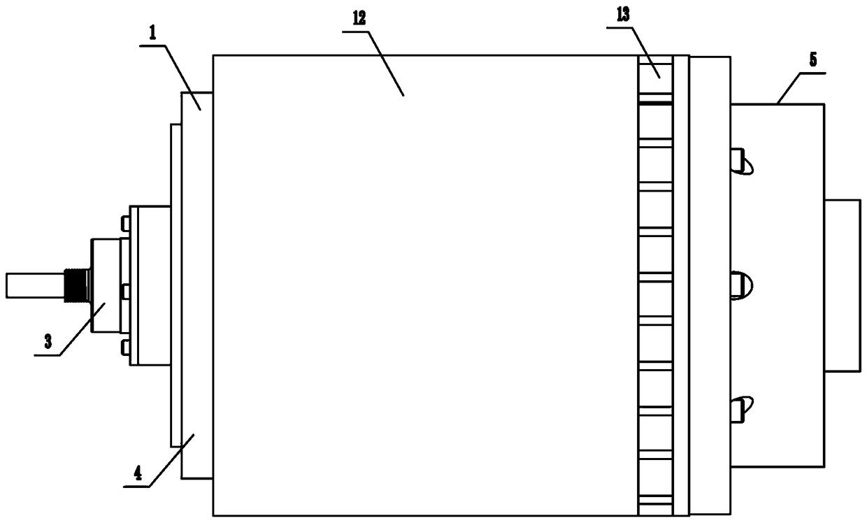 Ventilated electric motor