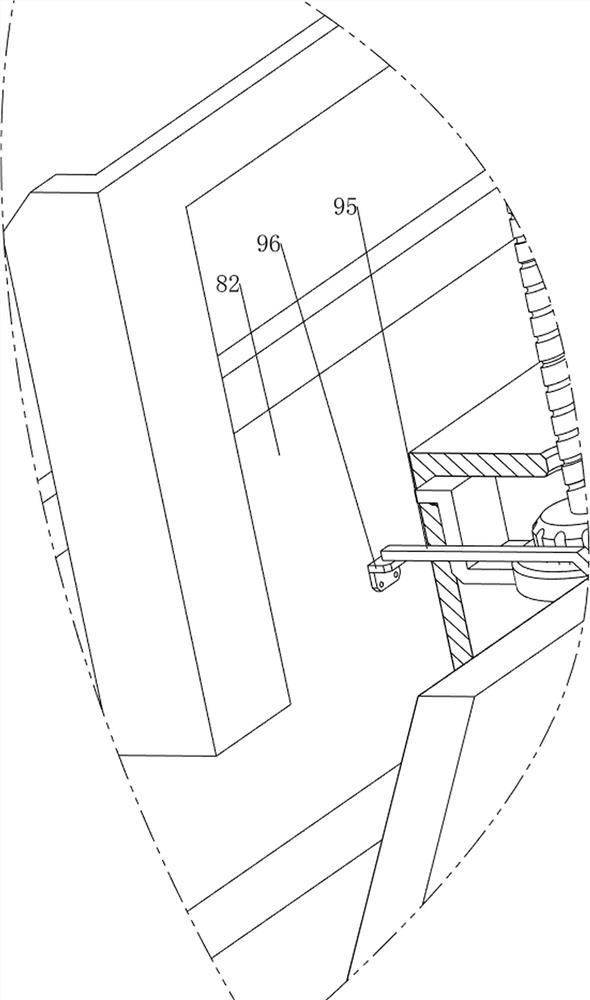 Wooden building beam column painting equipment