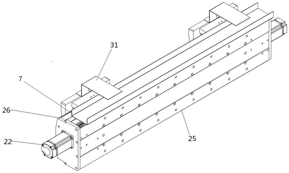 Multi-shaft linkage transmission structure