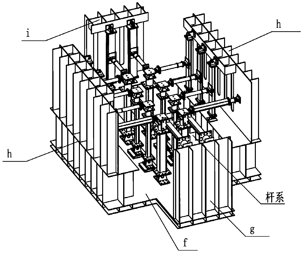 Adjustable stiffness support system for strength test of aircraft vertical stabilizer and fuselage connection