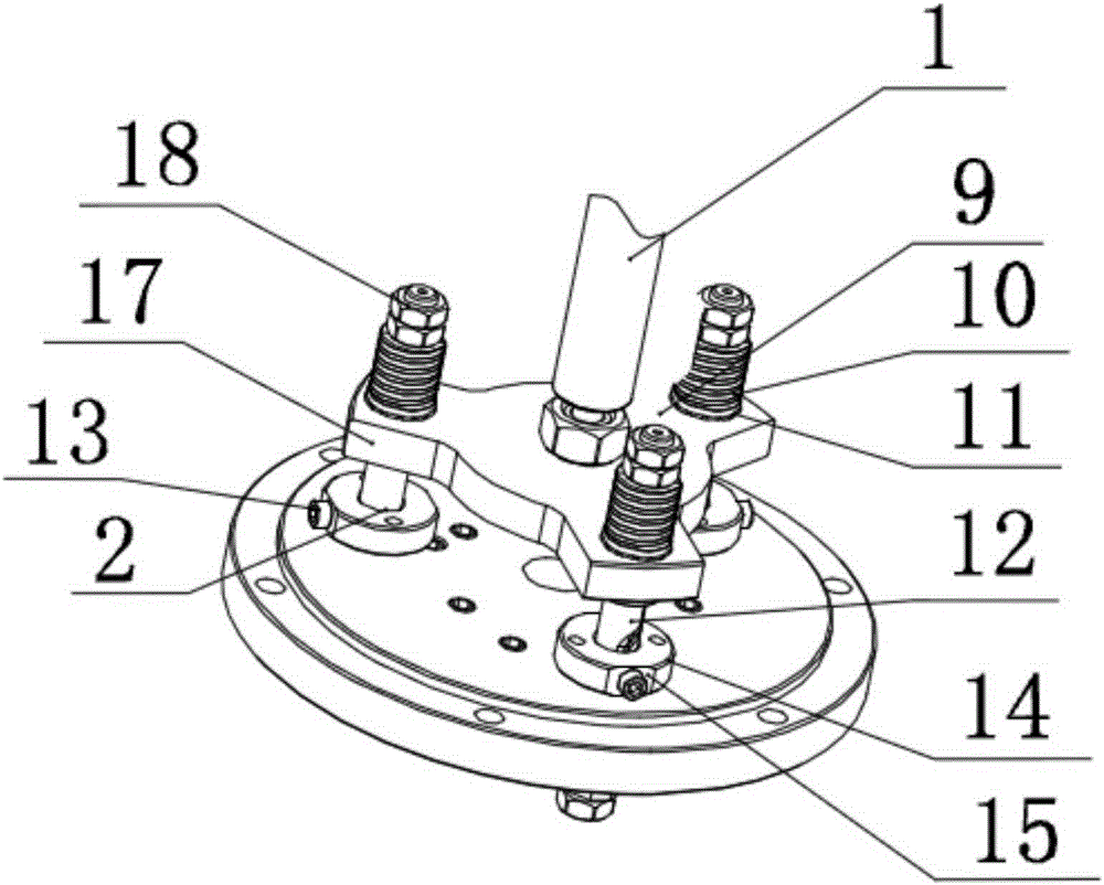 Spiral steering clamp for numerical control machine tool
