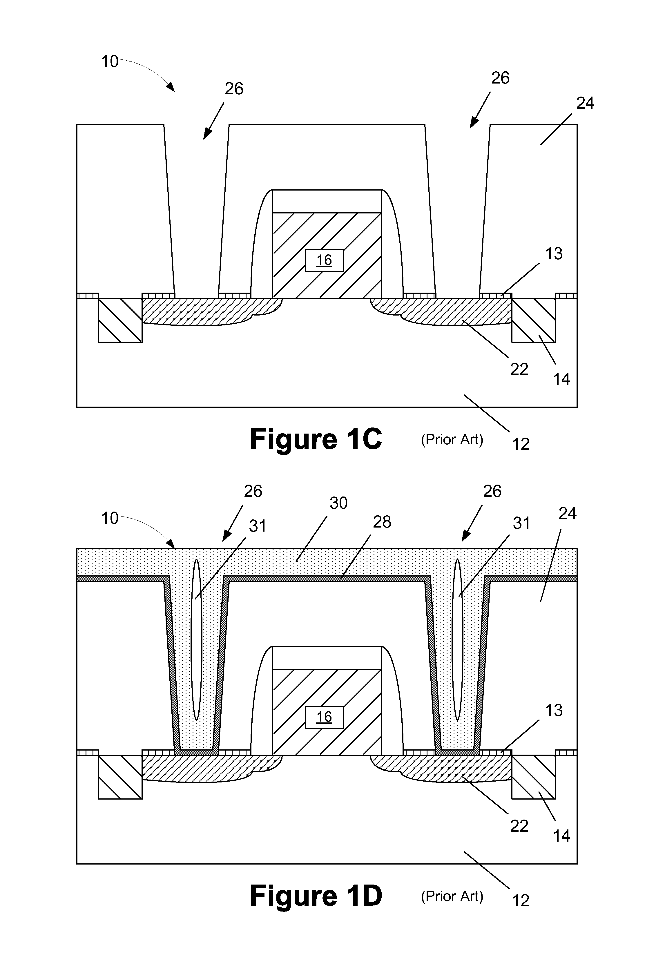 Methods of forming an improved via to contact interface by selective formation of a conductive capping layer