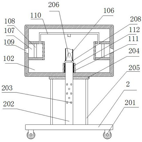 Indoor air monitoring device