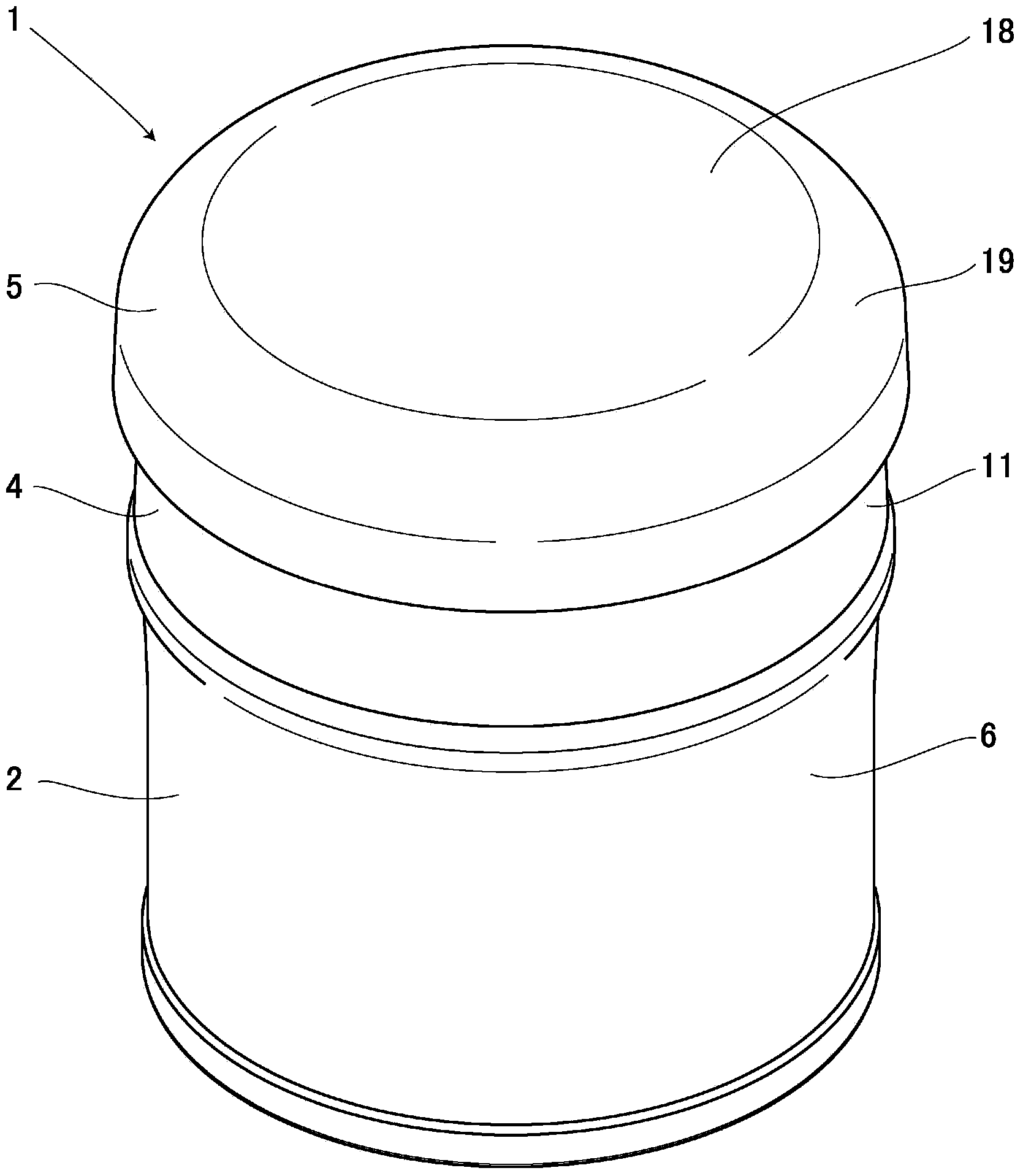 Container with lid