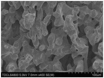 Preparation method for reinforced titanium matrix composite of three-dimensional network-shaped carbon nanotube