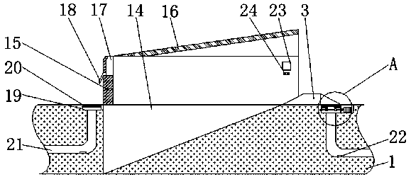 A water flow device capable of blocking water and draining water quickly