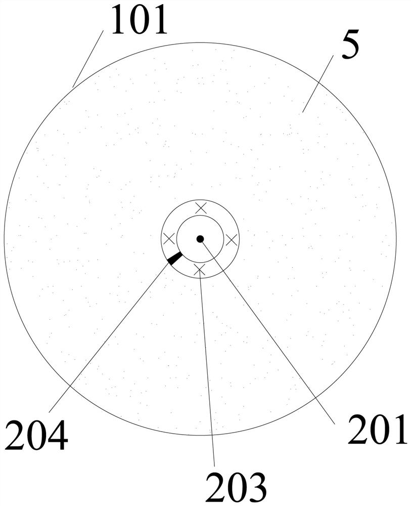 A kind of reconstruction device and construction method of shallow ground temperature energy utilization of pile-anchor support structure