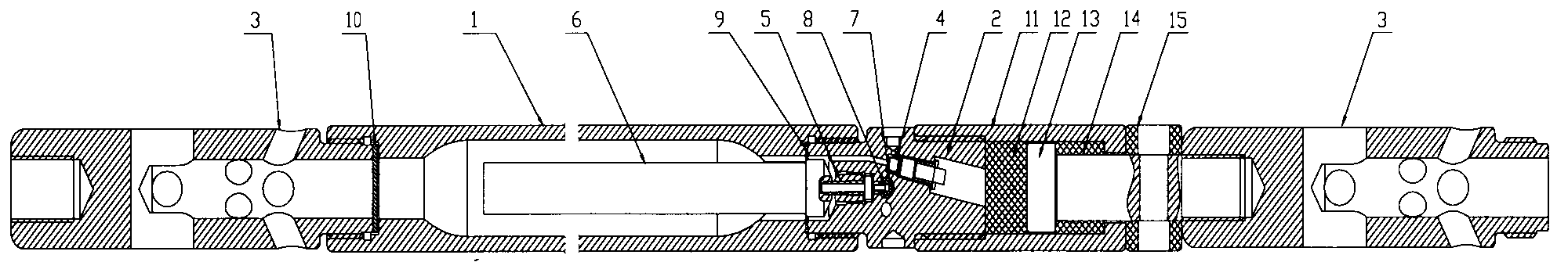 Gaseous phase fracturing device