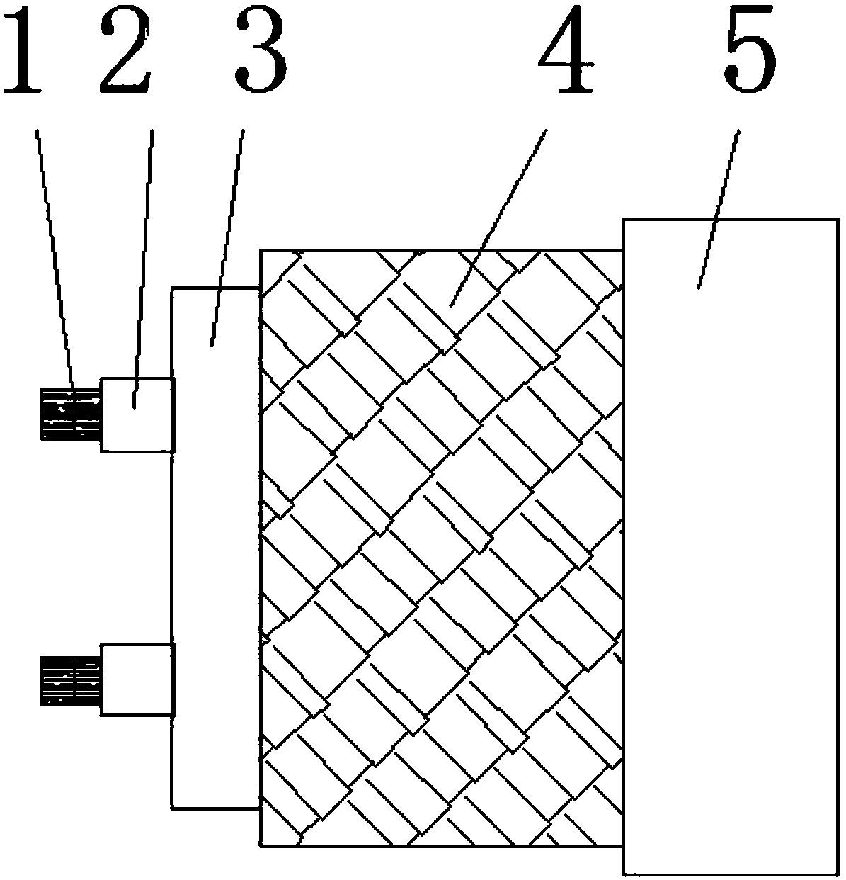 Series constant-power heat tracing tape and manufacturing method thereof