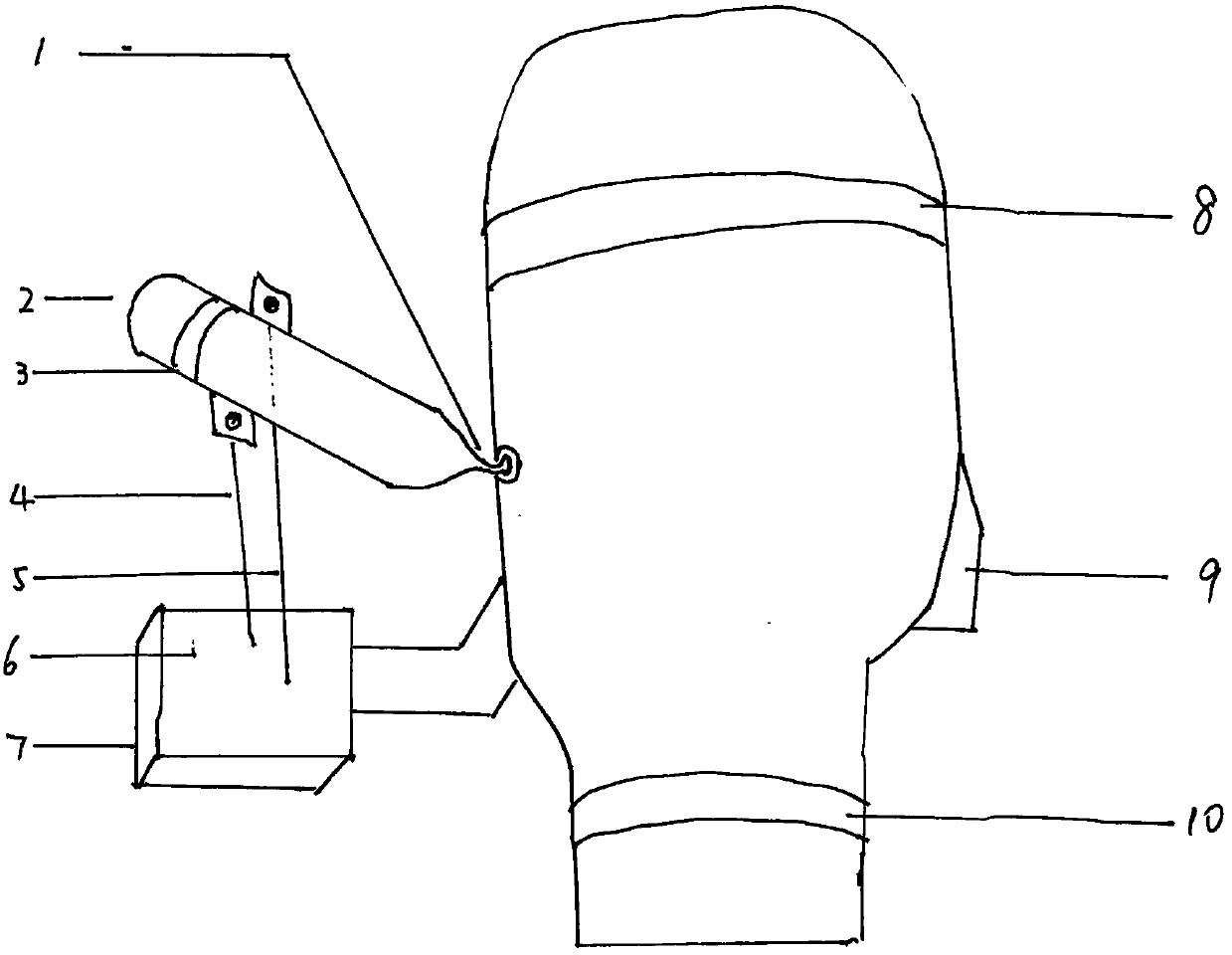 Thumb tenosynovitis operation fixing device