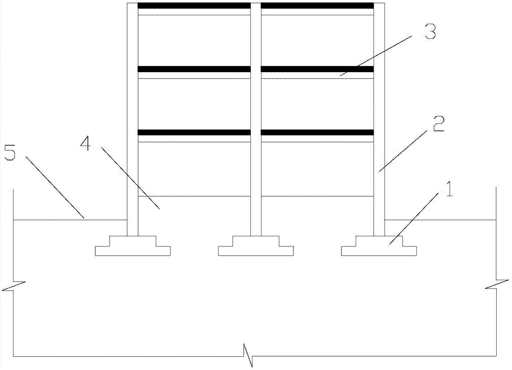 Method of jacking up and adding floors and seismic isolation of frame structure buildings