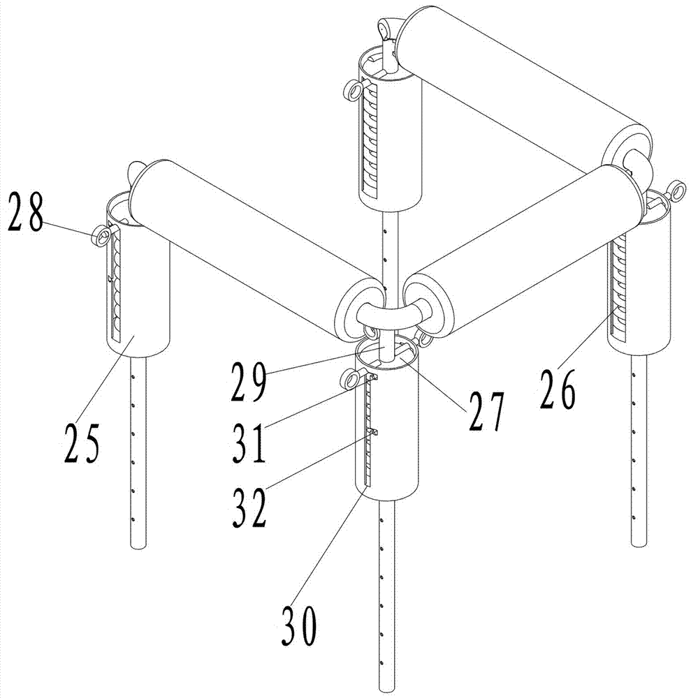 Combined hemiplegia rehabilitation exercise walking aid