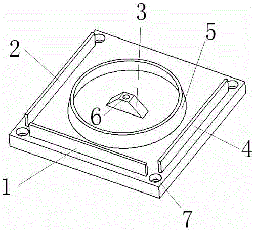 Trial cutting device for analysis of workpiece surface quality problems and analysis method