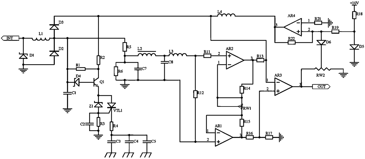 Signal compensation circuit of medical remote monitoring system