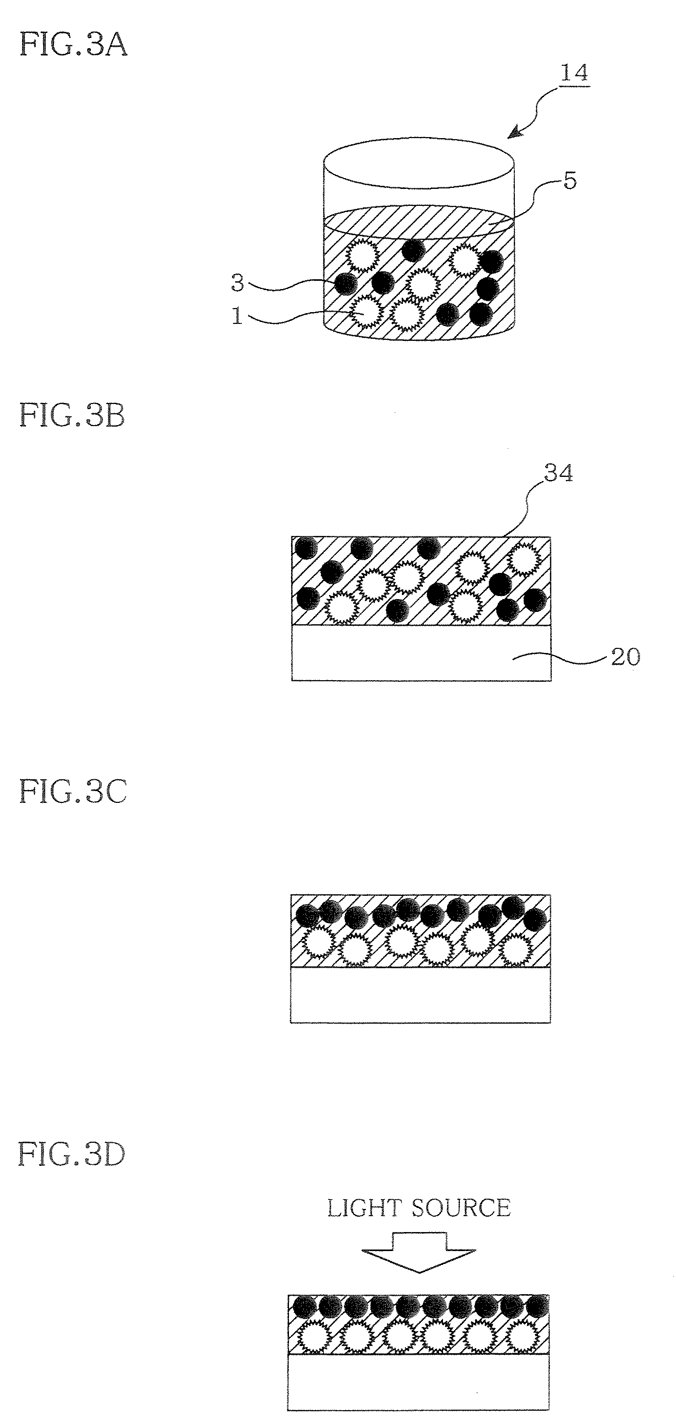 Composition for color converting member and production method of color conversion substrate using the same