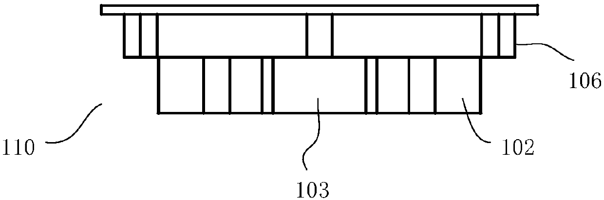 Ground paving base, paving assembly and paving method