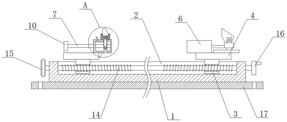 Foaming formwork positioning device on door body foaming line