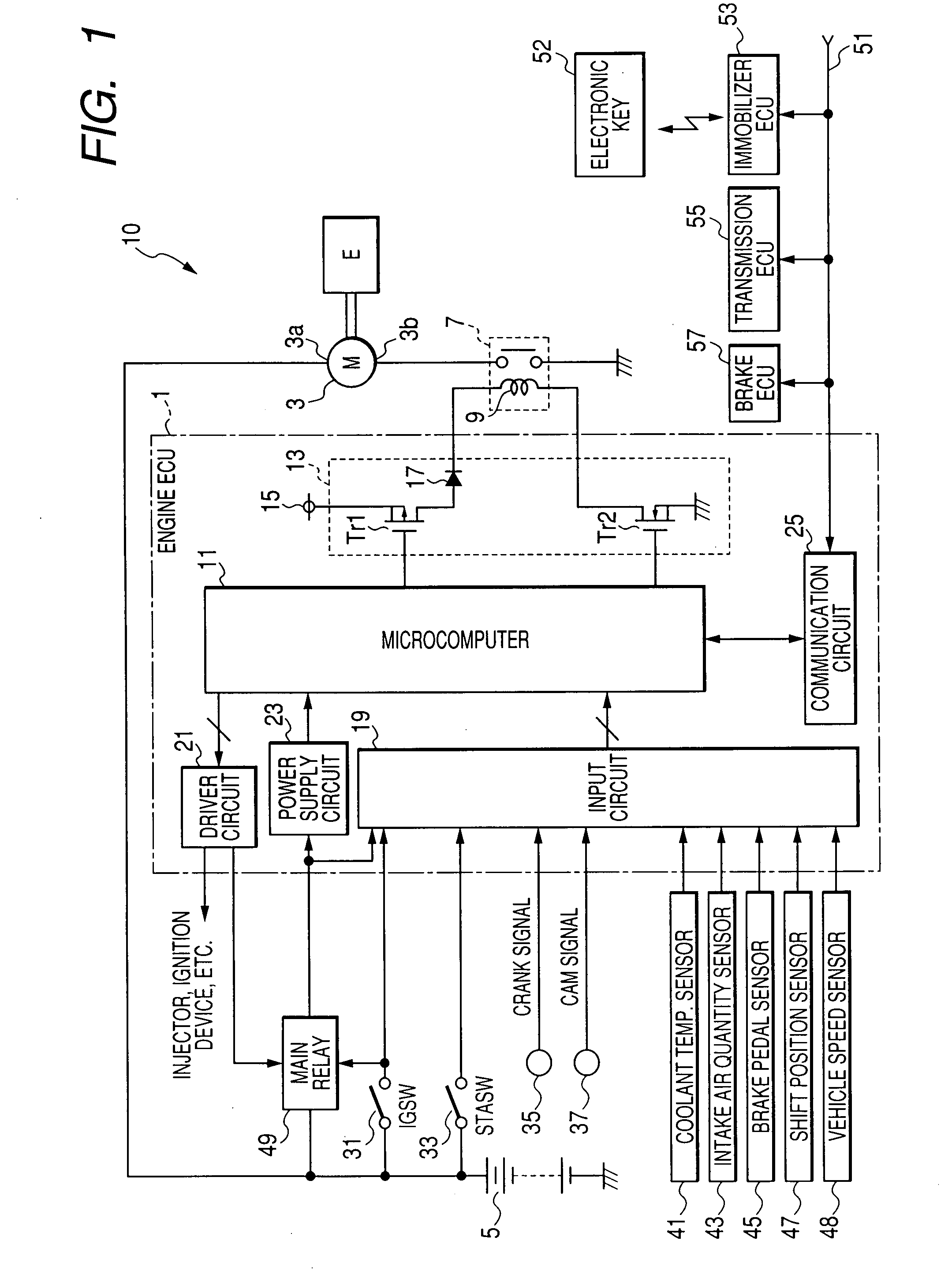 Engine control apparatus and related engine control method