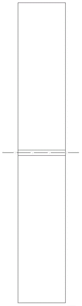 Fiber metal laminate fatigue delamination extension test gap processing method