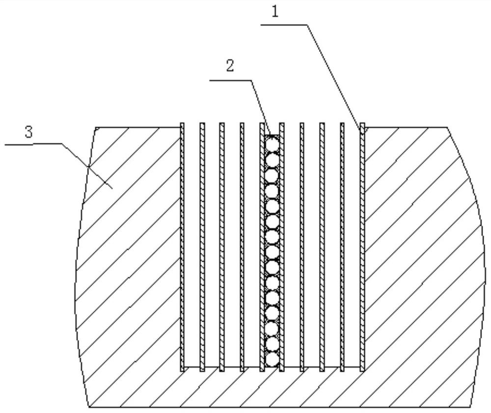 Homogenized coated particle dispersion fuel and preparation method thereof