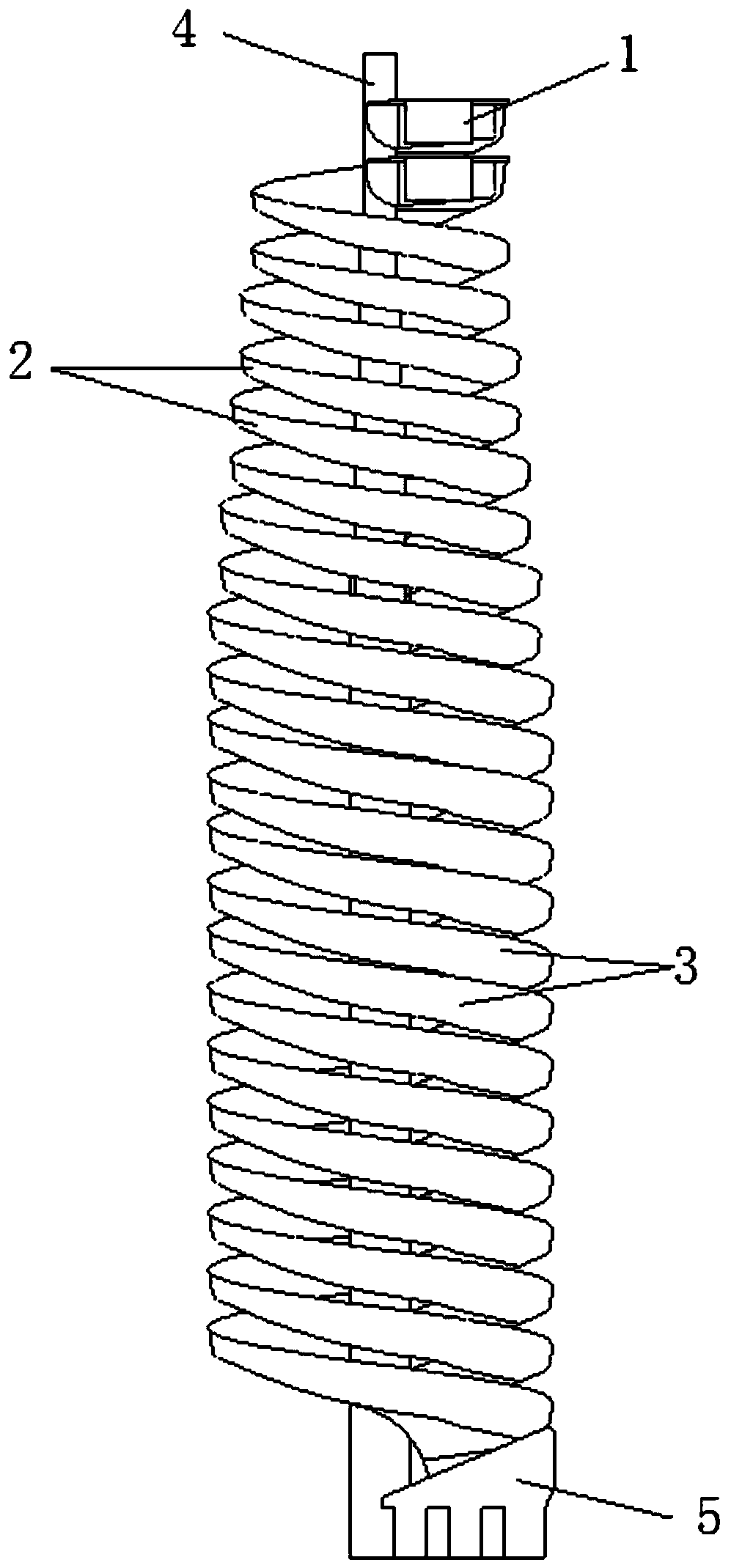 Variable-diameter variable-intercept spiral sorting mechanism