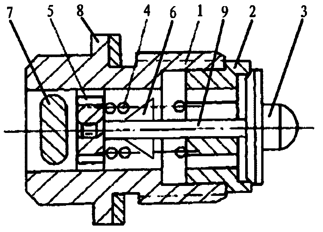 Air safety valve with drying cylinder structure