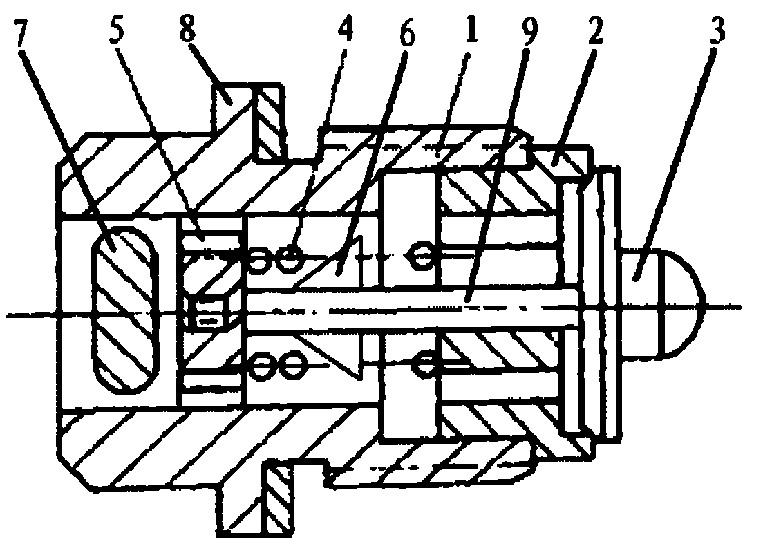 Air safety valve with drying cylinder structure