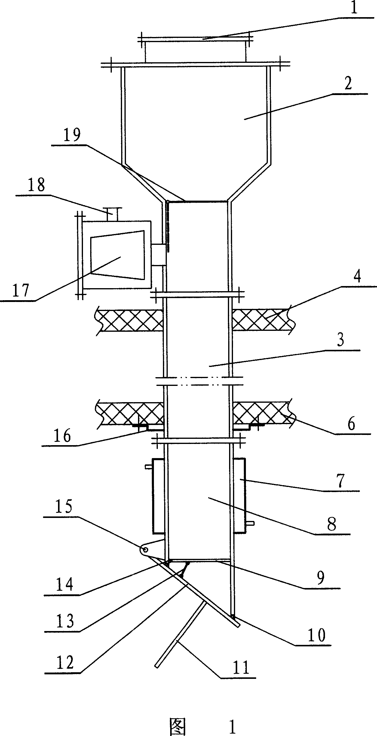 Technique for semi-continuously producing light metal and producing device thereof