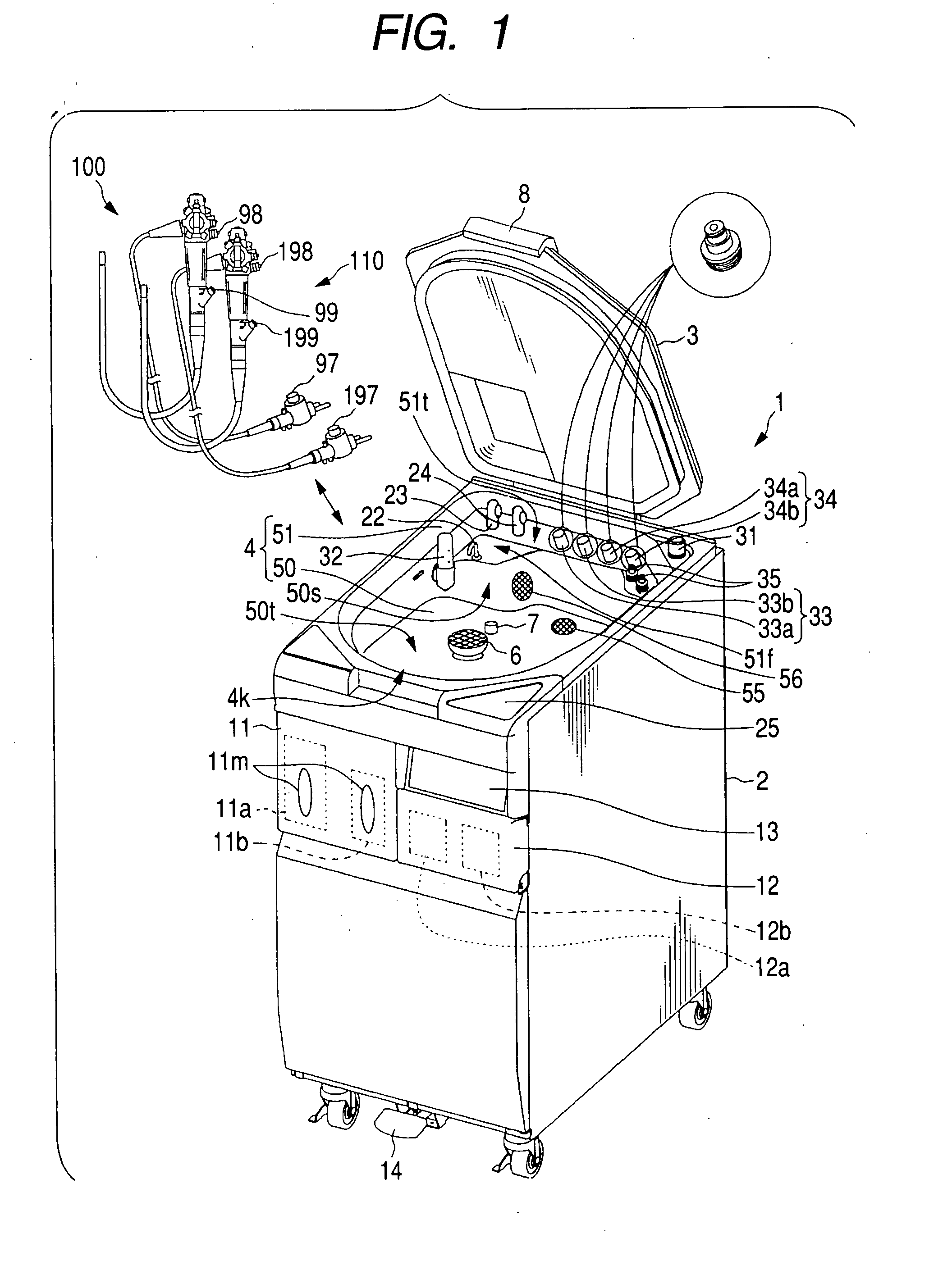 Apparatus and method for dewatering endoscope channels