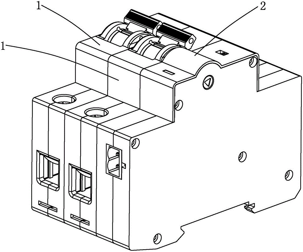 External circuit breaker of electric energy meter