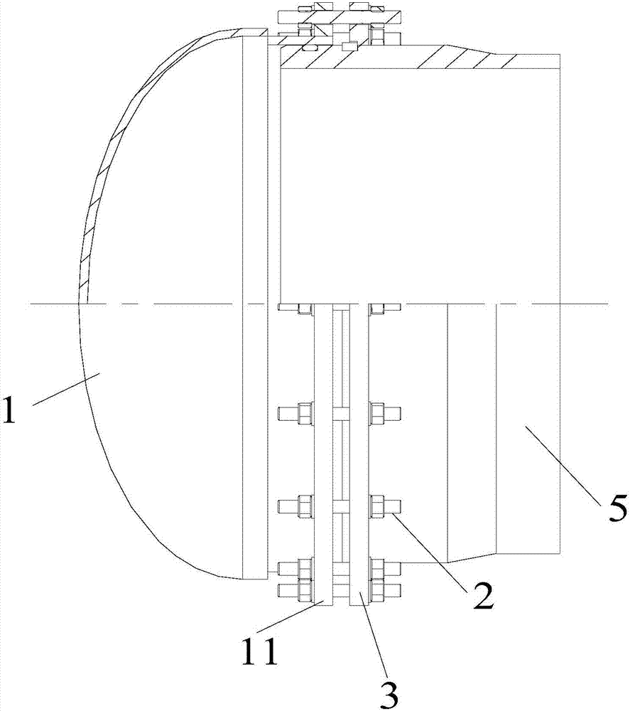 Hydrostatic pressure testing device of pipeline with joint