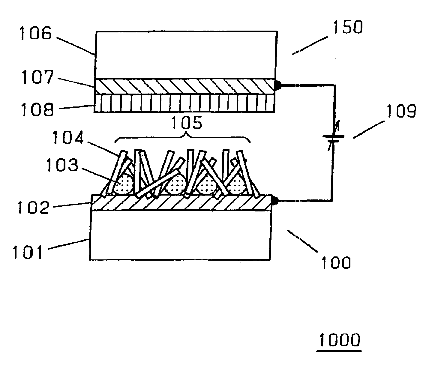 Electron-emitting element and electron source, field emission image display device, and fluorescent lamp utilizing the same and methods of fabricating the same