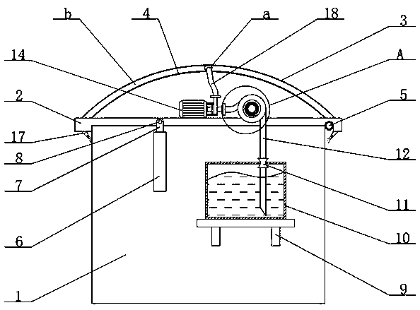 A safety and environmental protection cover plate for railway transport coal car compartment