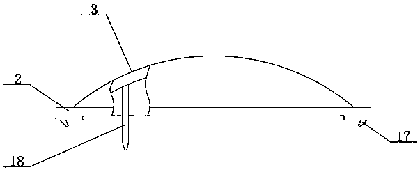 A safety and environmental protection cover plate for railway transport coal car compartment