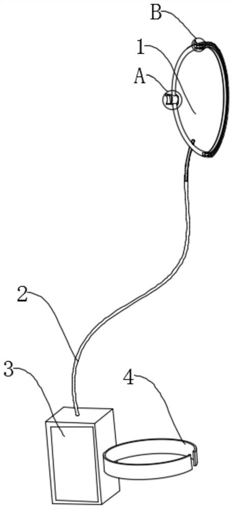 Damping structure for breathing machine