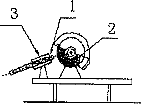 Numerical control three-tip carpenter's drill tapping machine