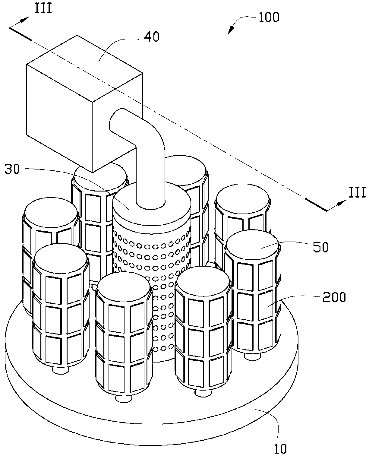 Etching device