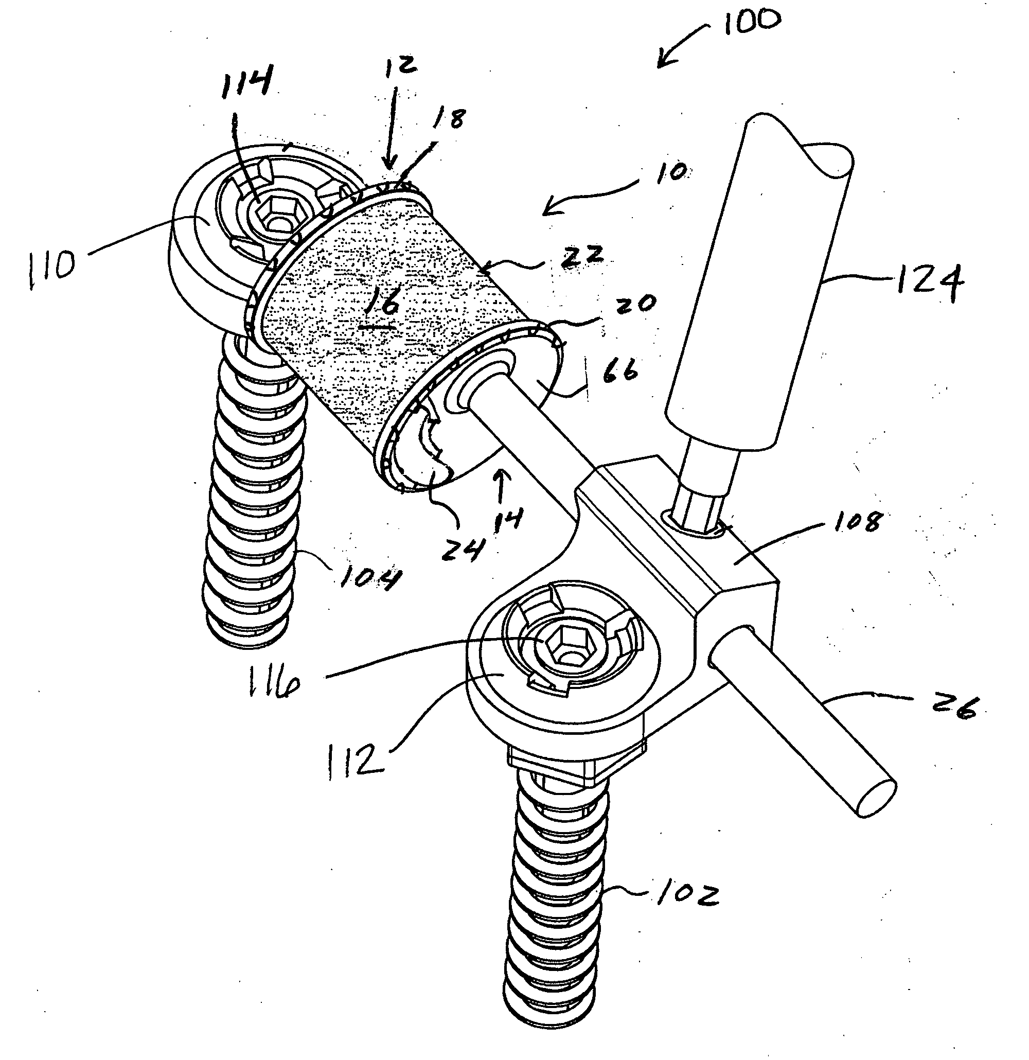 Sheath assembly for spinal stabilization device