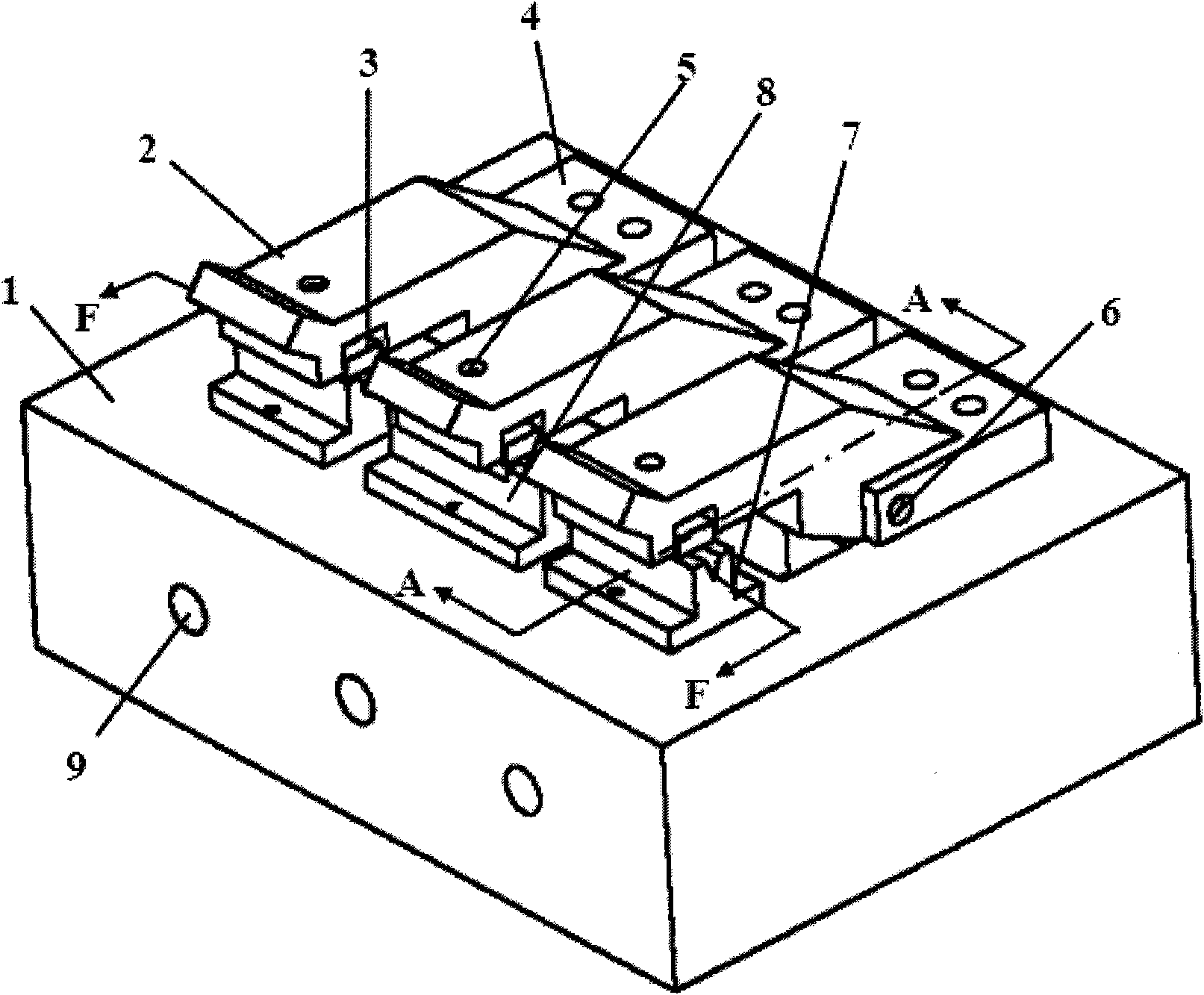 Movable optical fiber connector with improved structure
