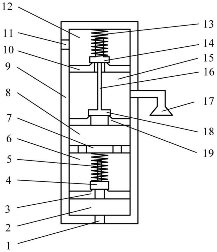 Pilot valve for pilot type safety valve and pilot type safety valve