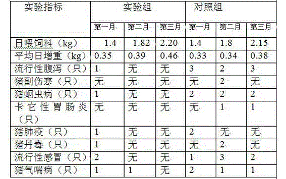 Traditional Chinese medicine vegetable feed additive containing honeysuckle and preparation method thereof