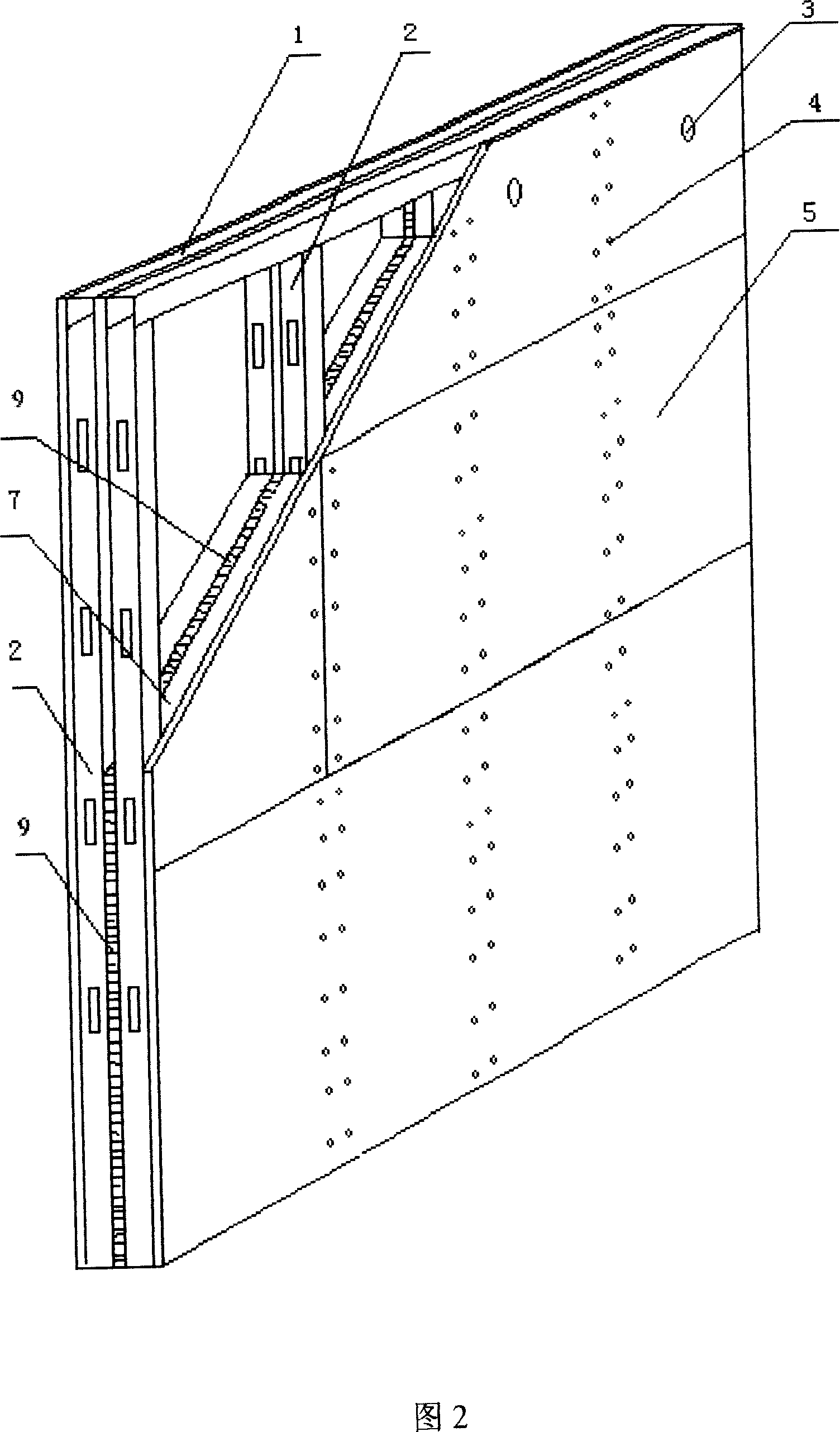 Non-load-bearing lightgage steel joist isolation wall and its construction method