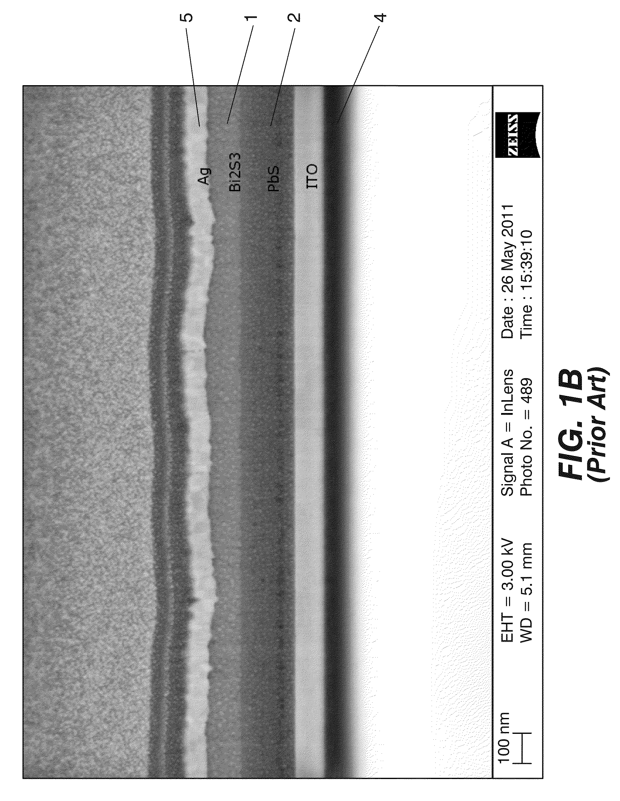 Photovoltaic nanocomposite comprising solution processed inorganic bulk nano-heterojunctions, solar cell and photodiode devices comprising the nanocomposite