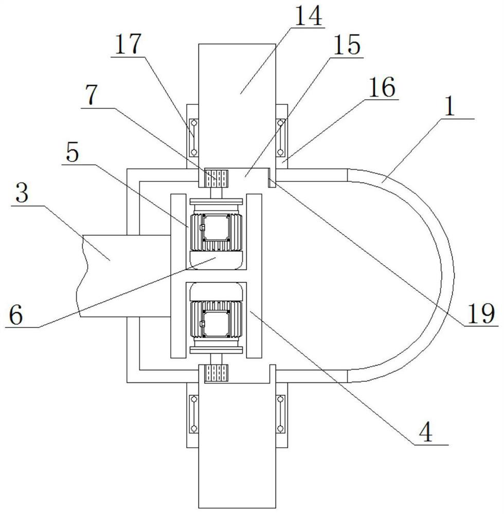 Power-increasing and efficiency-improving device for wind wheel of horizontal-axis wind turbine