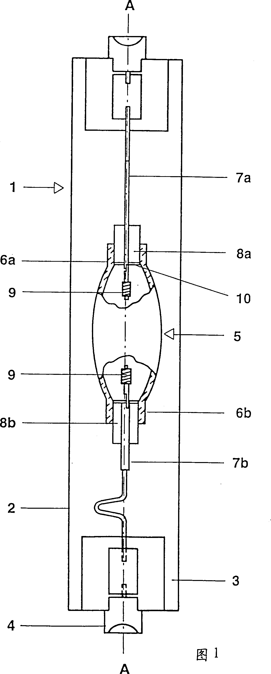 Ceramic envelope device, lamp with such device