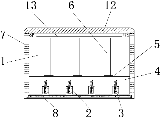 Anti-bumping device used in transportation process