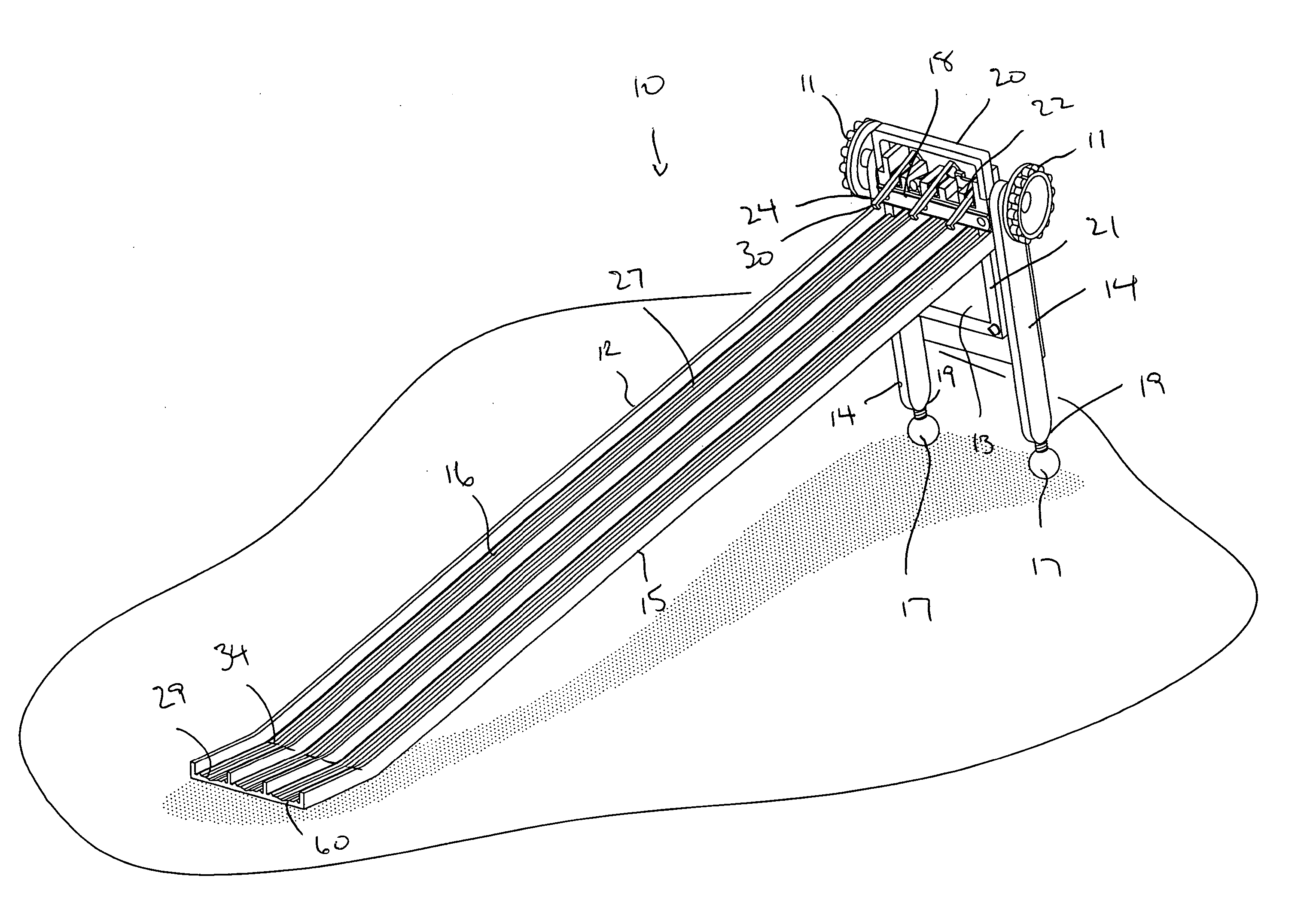 Apparatus for measuring green-speed