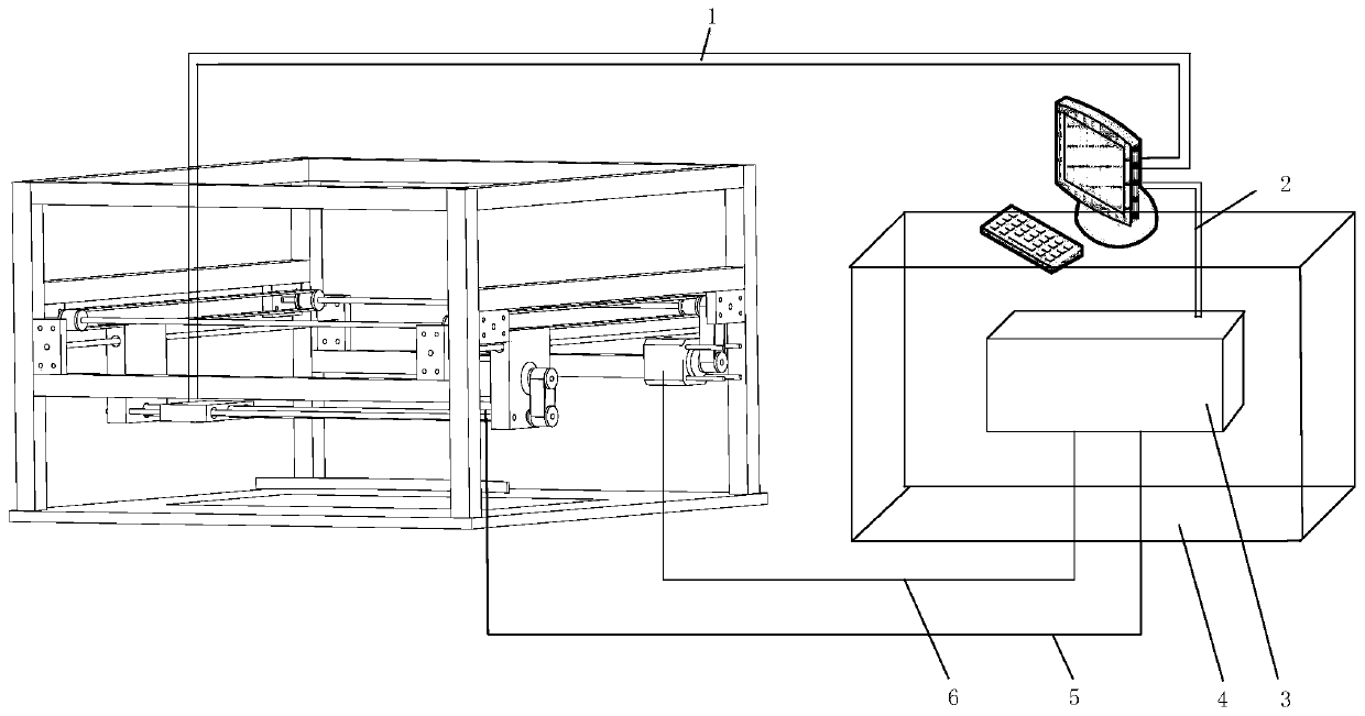 A device and method for detecting the cross-sectional bending profile of a planar bending sheet metal part